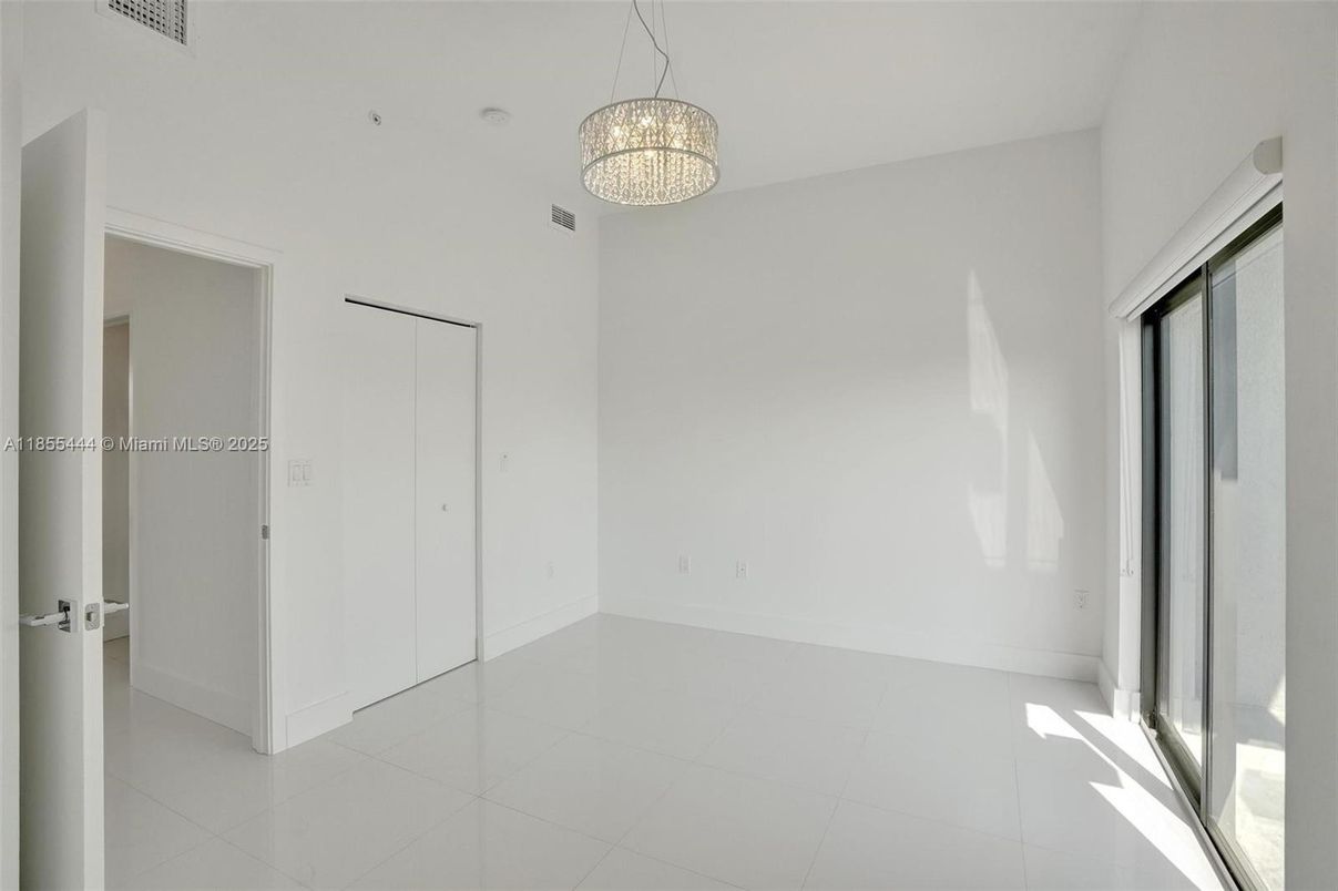 Chandelier, Empty room, Interior