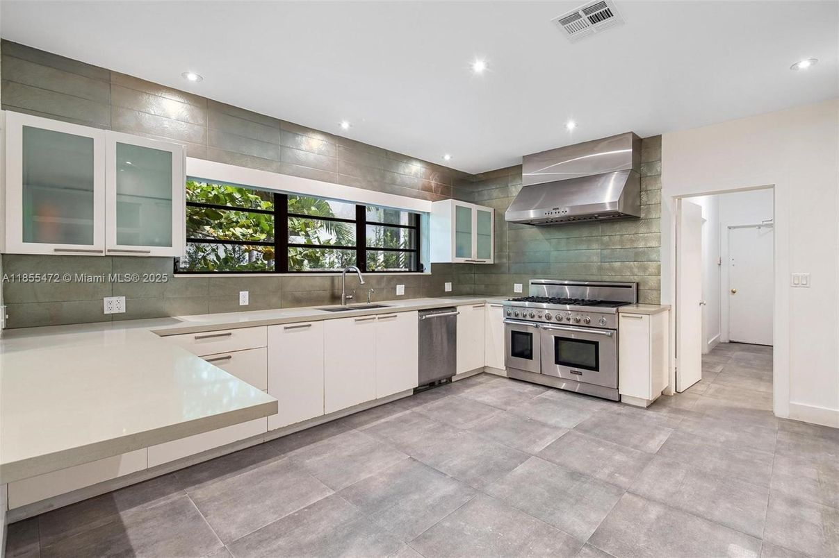 Interior, Kitchen, Recessed Lighting, Stainless Steel Appliances