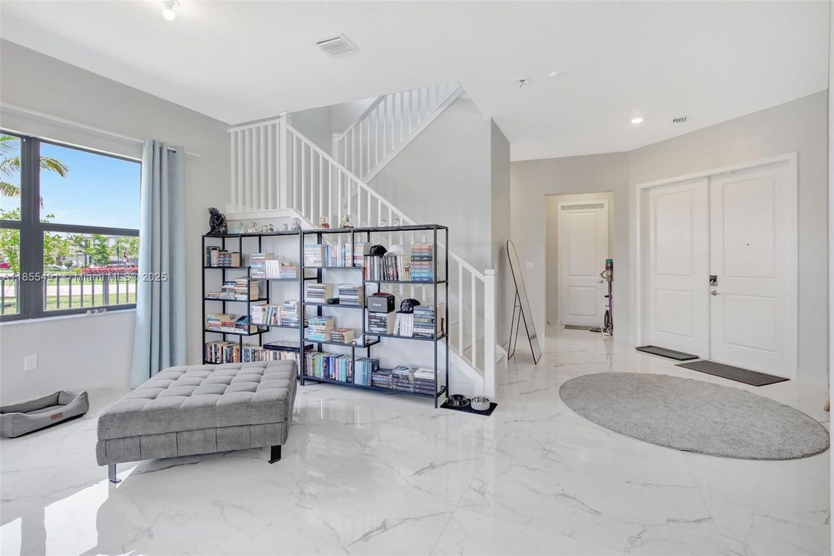 Interior, Marble, Recessed Lighting