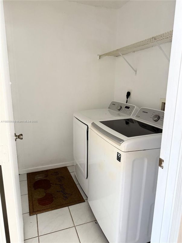Interior, Washer