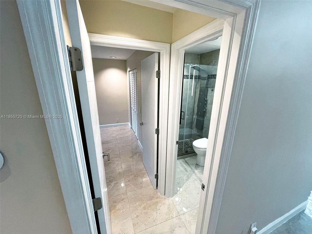 Bathroom, Glass Shower, Interior, Marble