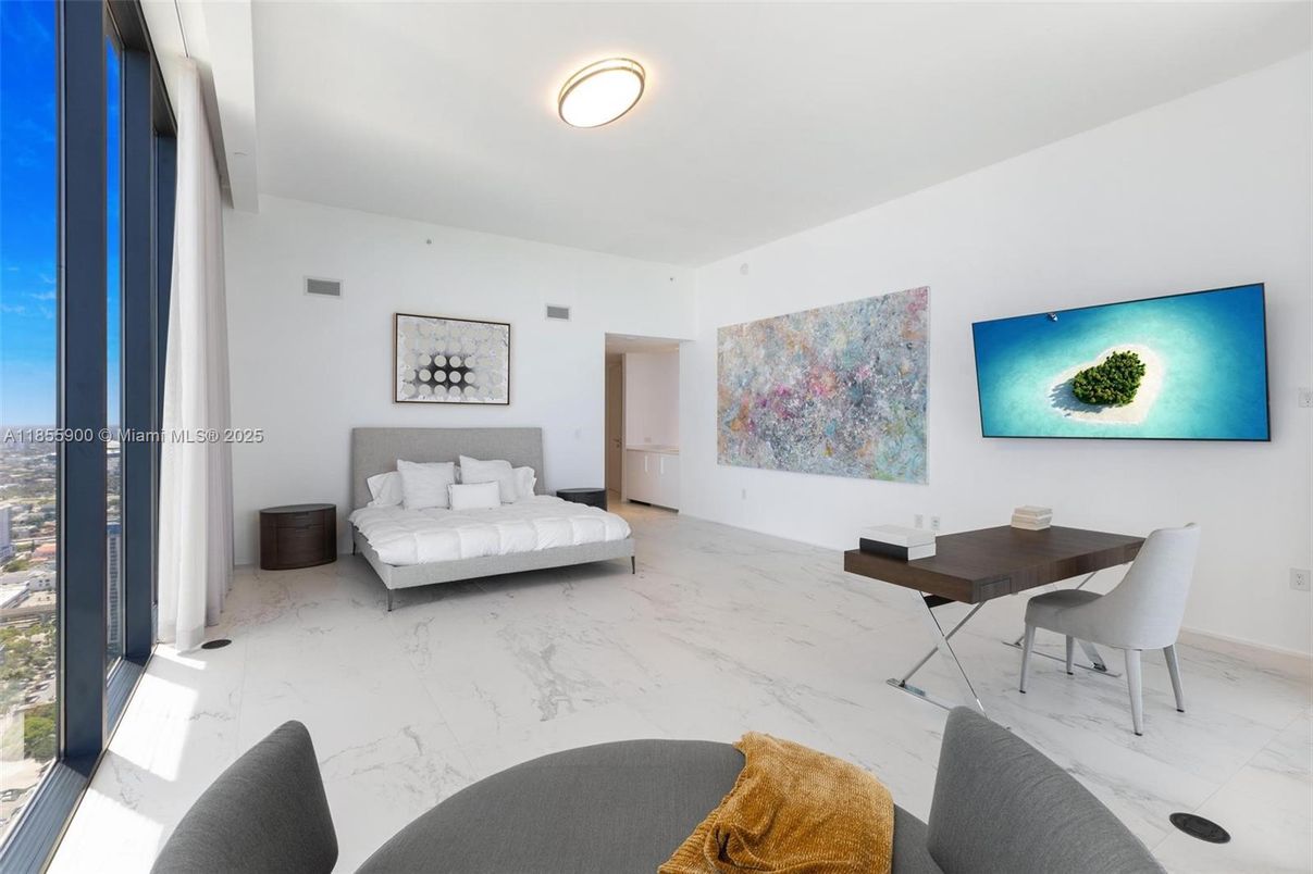 Home Office, Interior, Marble