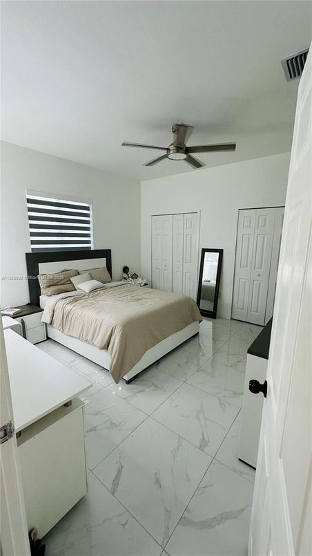 Bedroom, Interior, Marble