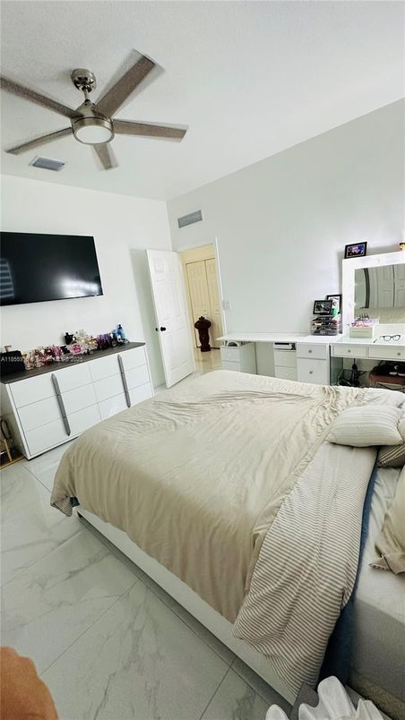 Bedroom, Interior, Marble