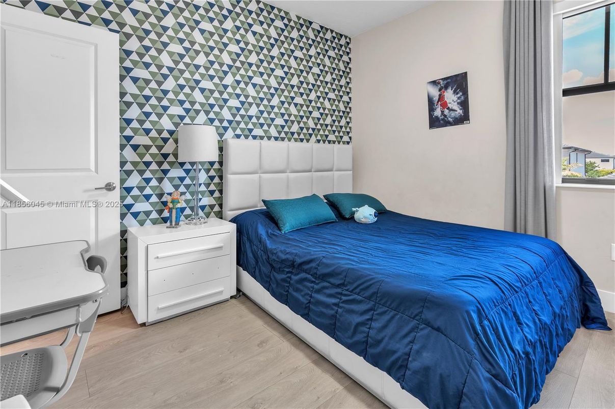 Bedroom, Interior, Wood Texture Flooring