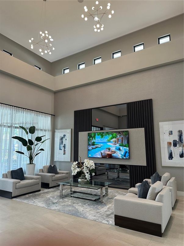Interior, Living room, Pendant Lights