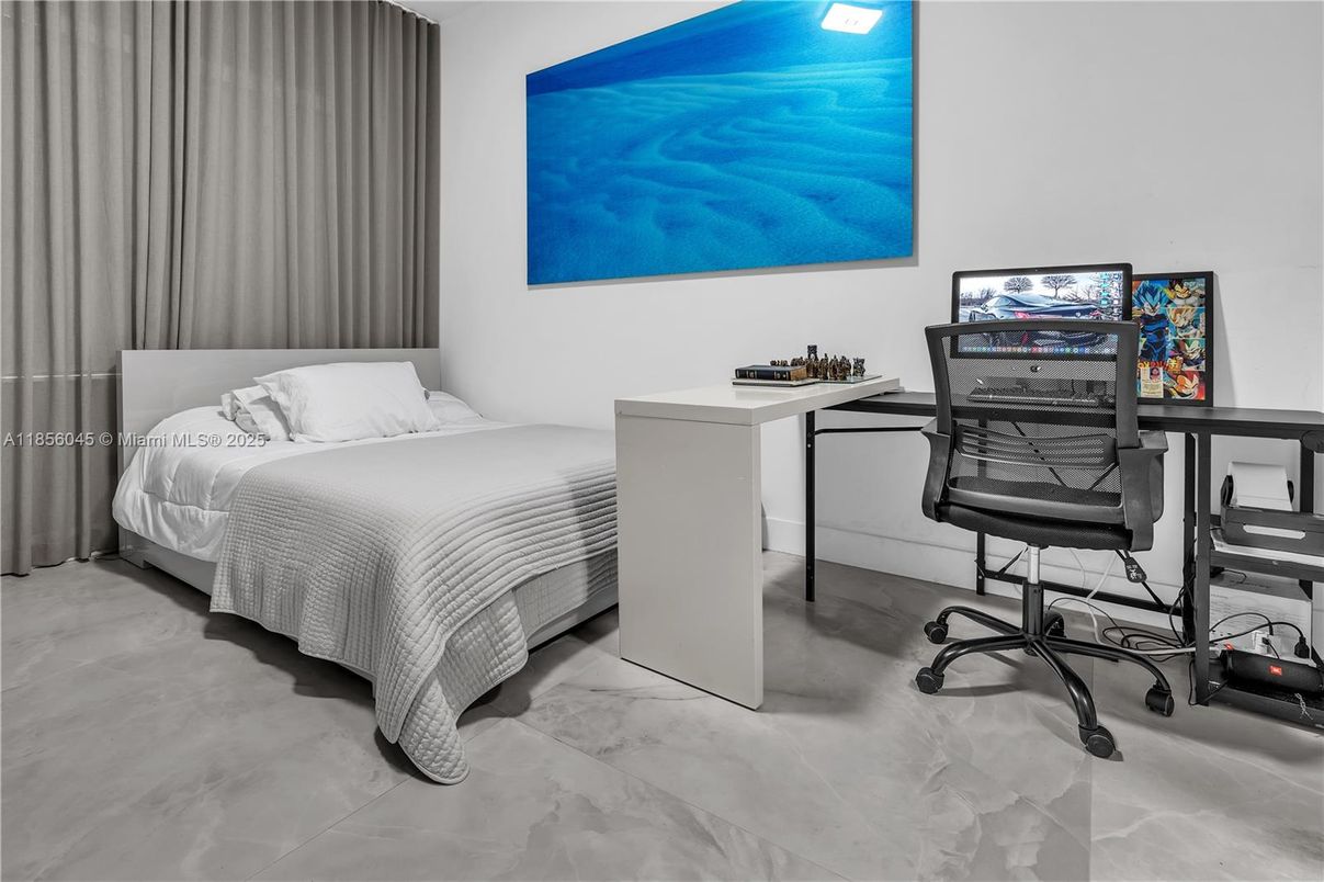 Bedroom, Home Office, Interior, Marble