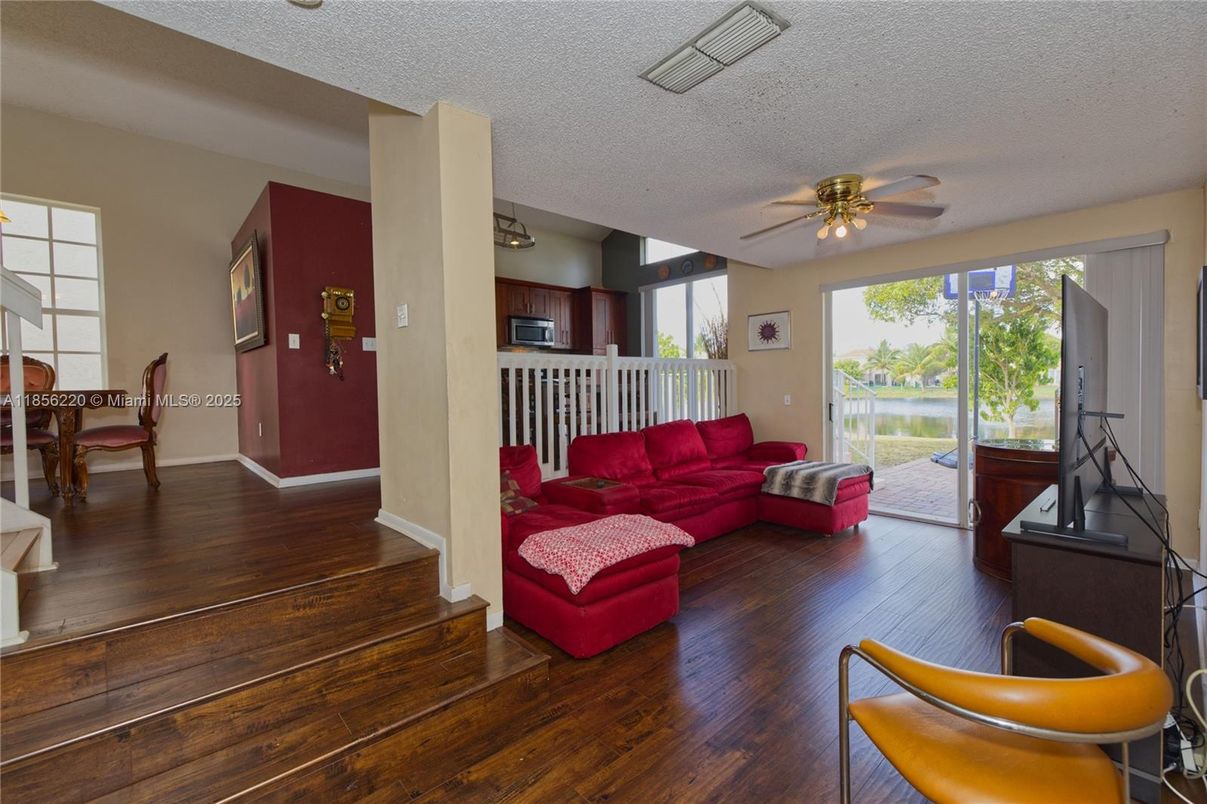 Interior, Kitchen, Living room, Wood Texture Flooring