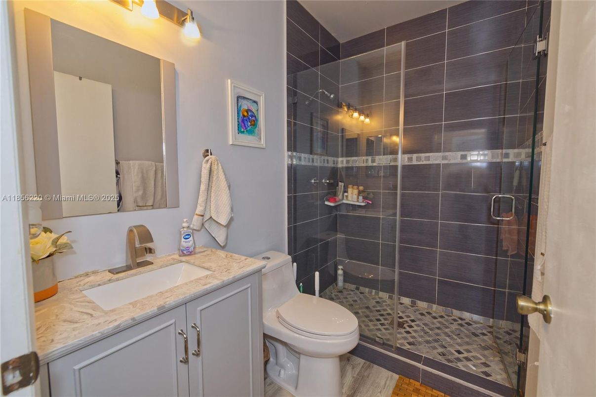 Bathroom, Glass Shower, Interior
