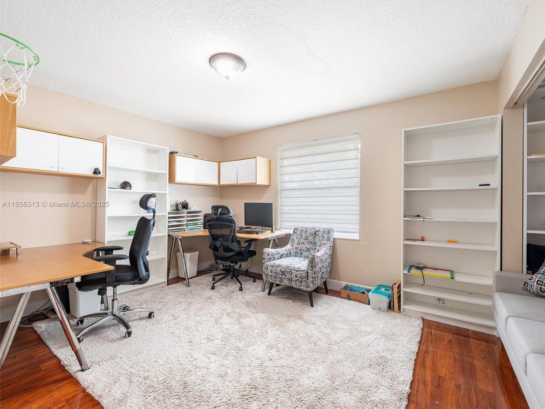 Home Office, Interior, Wood Texture Flooring