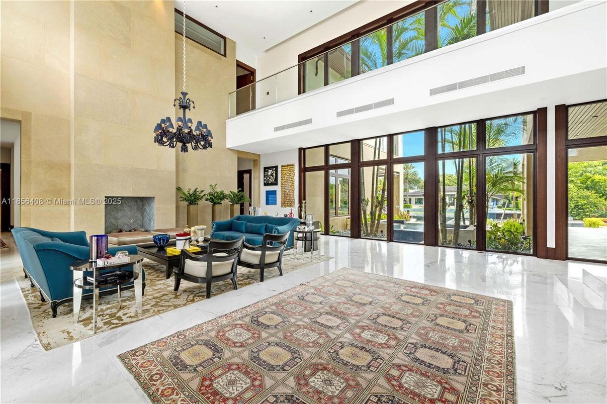 Interior, Living room, Marble, Recessed Lighting
