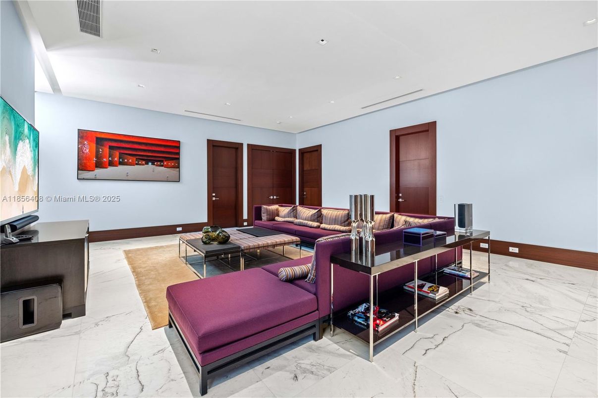 Interior, Living room, Marble, Recessed Lighting