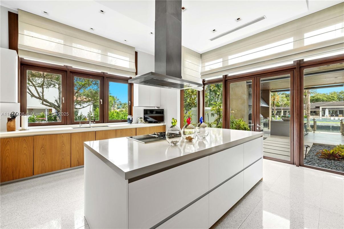 Interior, Kitchen, Recessed Lighting, Stainless Steel Appliances, Water