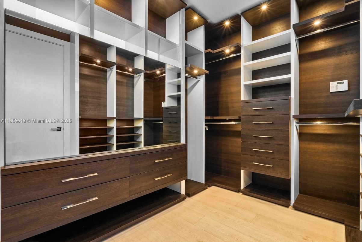 Interior, Walk-in Closets, Wood Texture Flooring