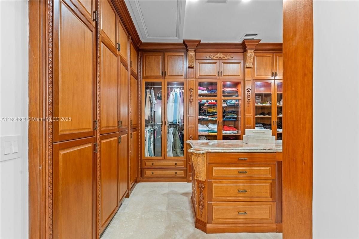 Interior, Recessed Lighting, Walk-in Closets, Wooden Walls