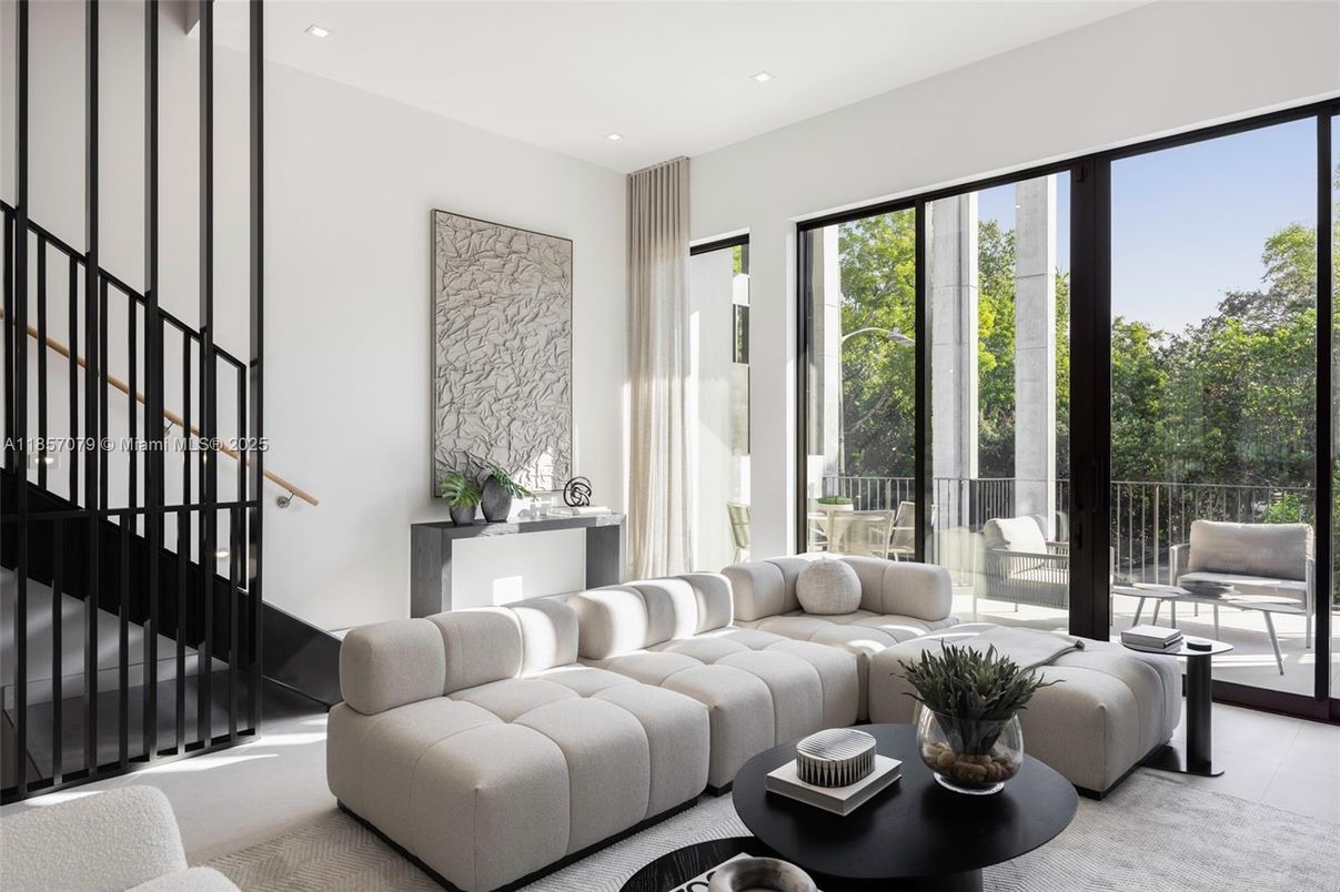 Interior, Living room, Recessed Lighting