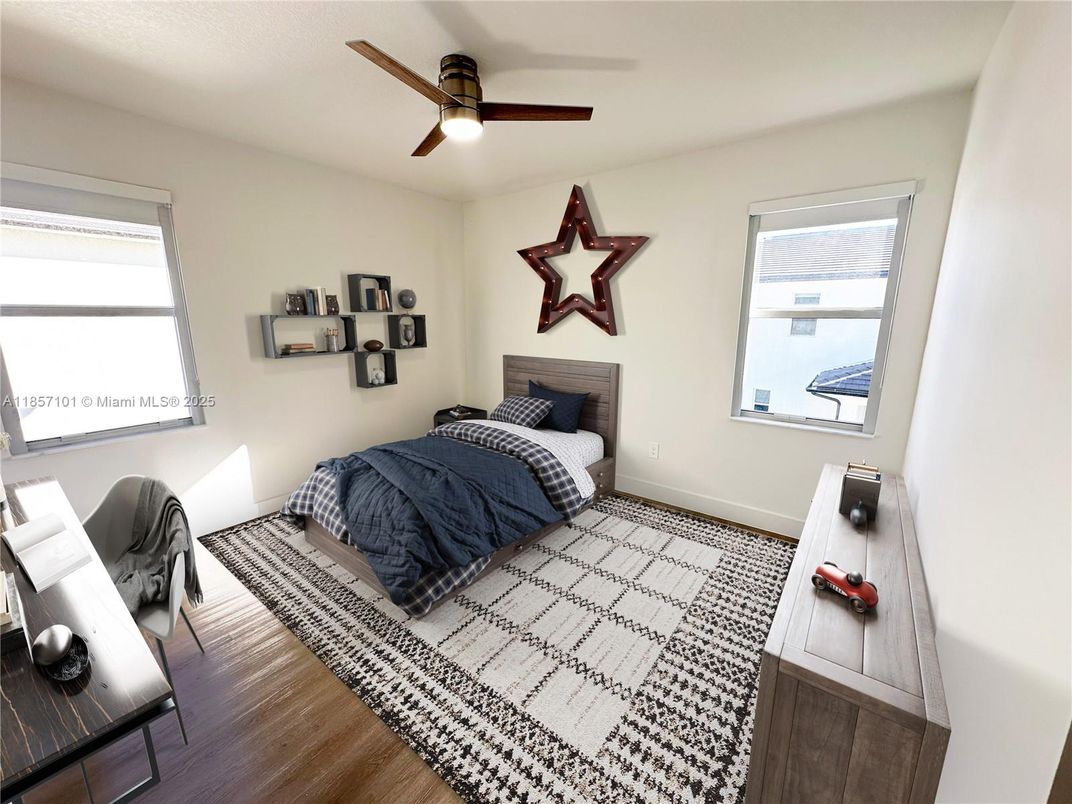 Bedroom, Interior, Wood Texture Flooring