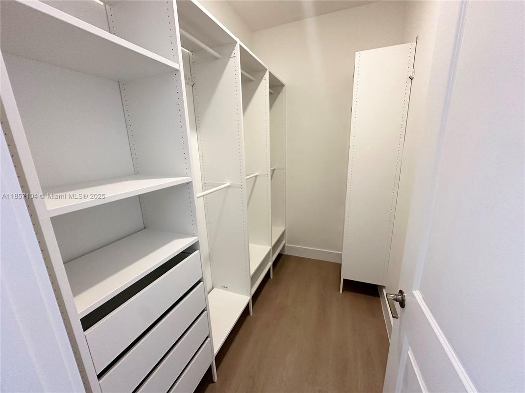 Interior, Walk-in Closets, Wood Texture Flooring
