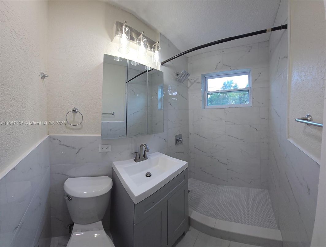 Bathroom, Glass Shower, Interior, Marble Walls