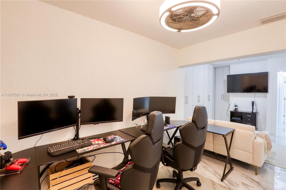 Home Office, Interior, Marble