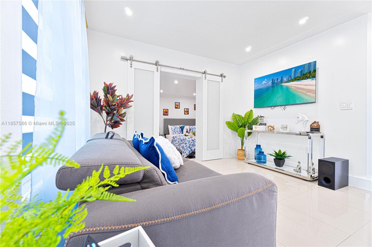 Interior, Living room, Recessed Lighting