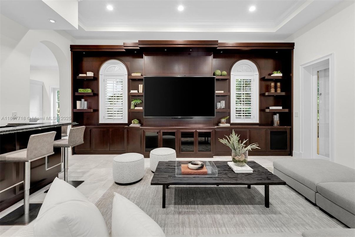 Interior, Living room, Recessed Lighting