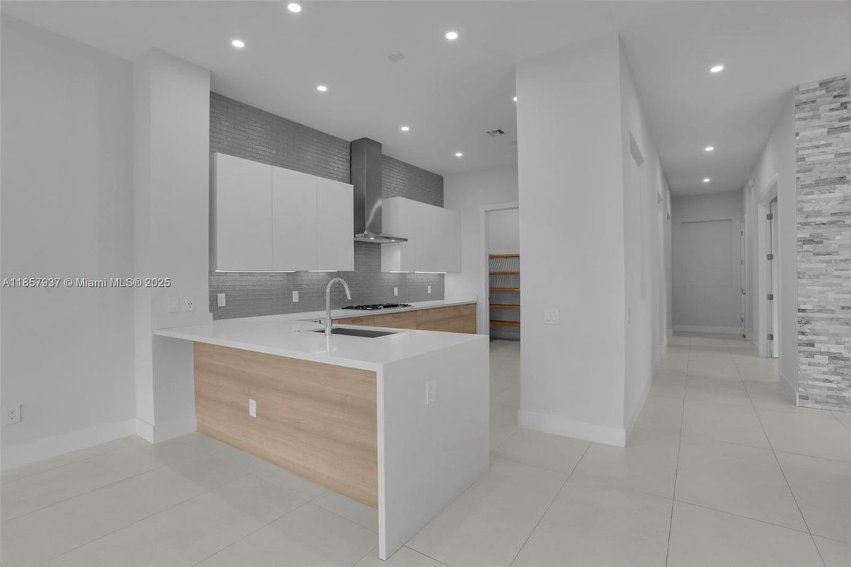 Interior, Kitchen, Recessed Lighting, Stainless Steel Appliances