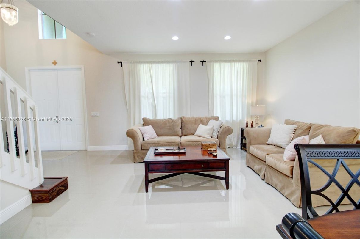 Interior, Living room, Recessed Lighting