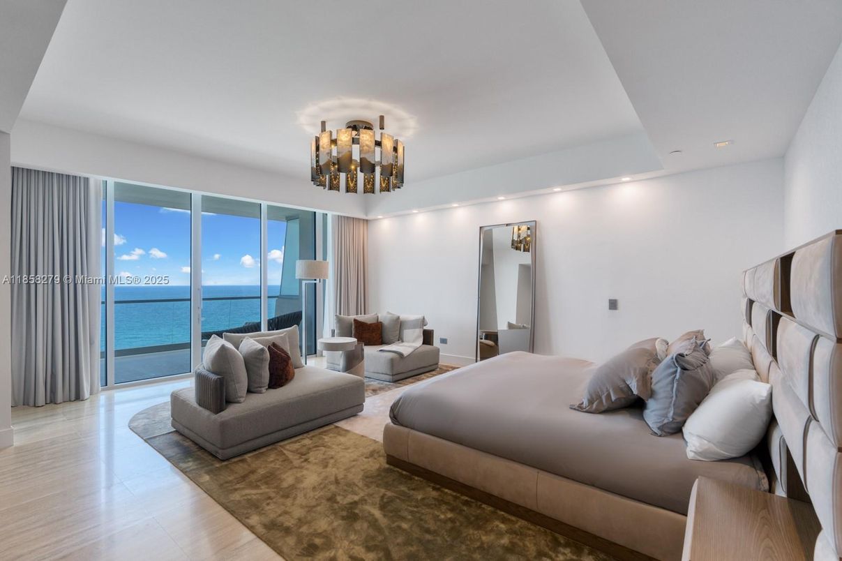 Bedroom, Chandelier, Interior, Recessed Lighting, Water