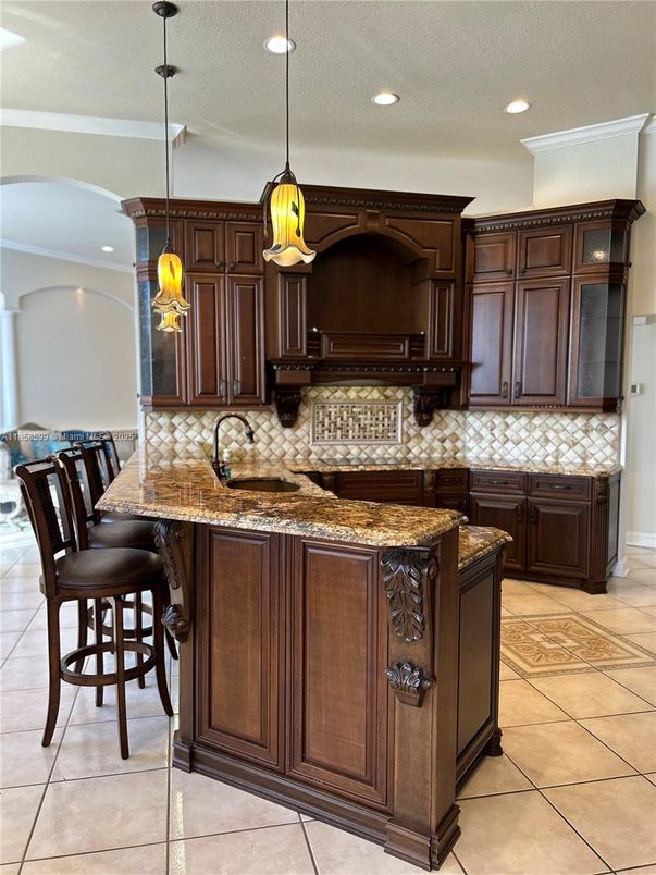 Interior, Kitchen, Pendant Lights, Recessed Lighting