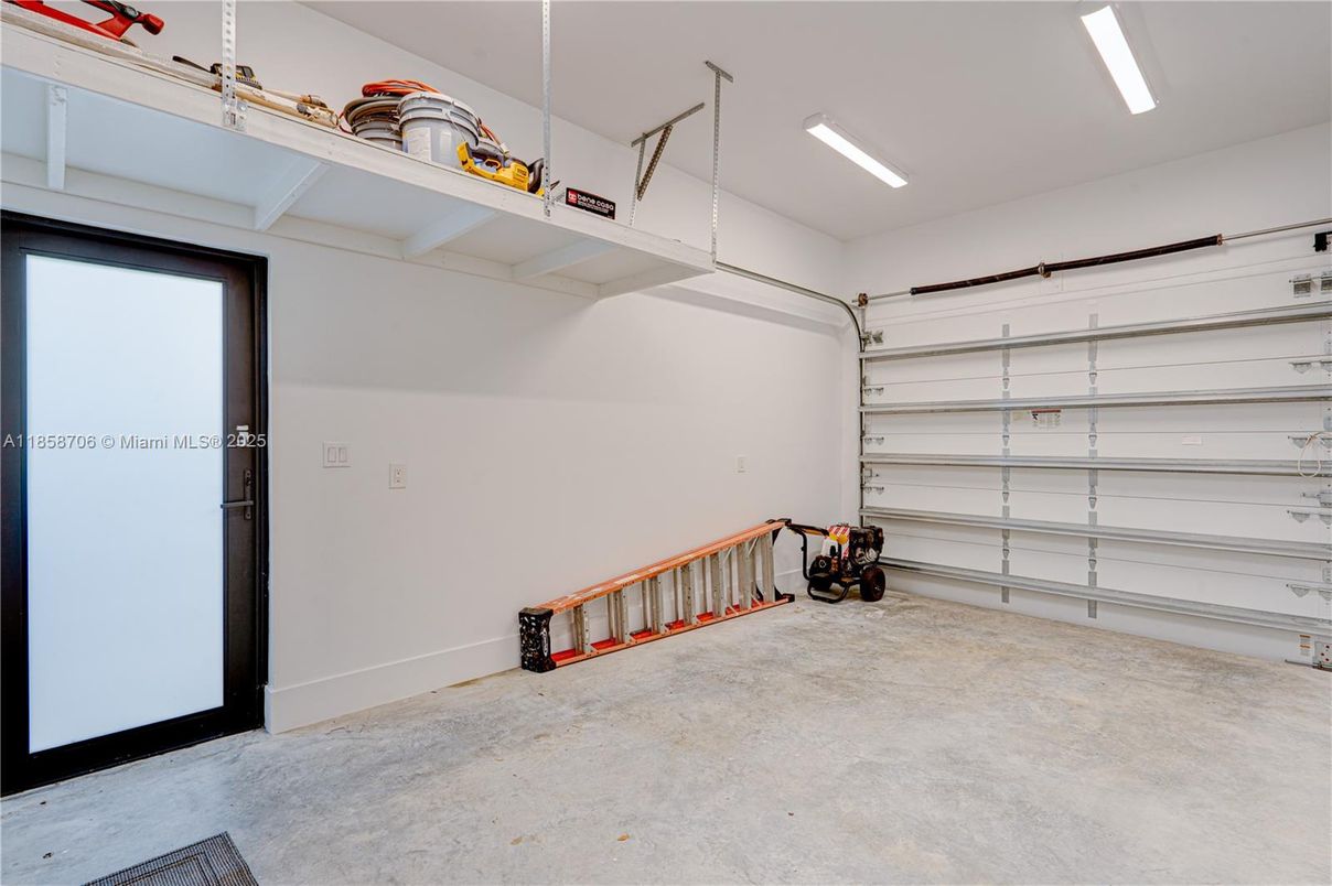 Garage, Interior, Recessed Lighting