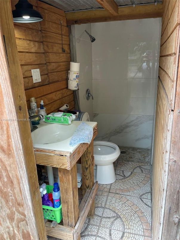 Bathroom, Interior, Wooden Walls