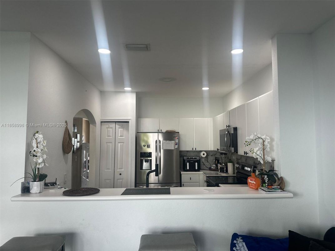 Interior, Kitchen, Recessed Lighting, Stainless Steel Appliances