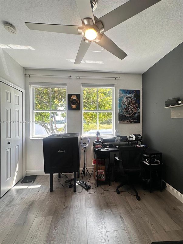 Home Office, Interior, Wood Texture Flooring