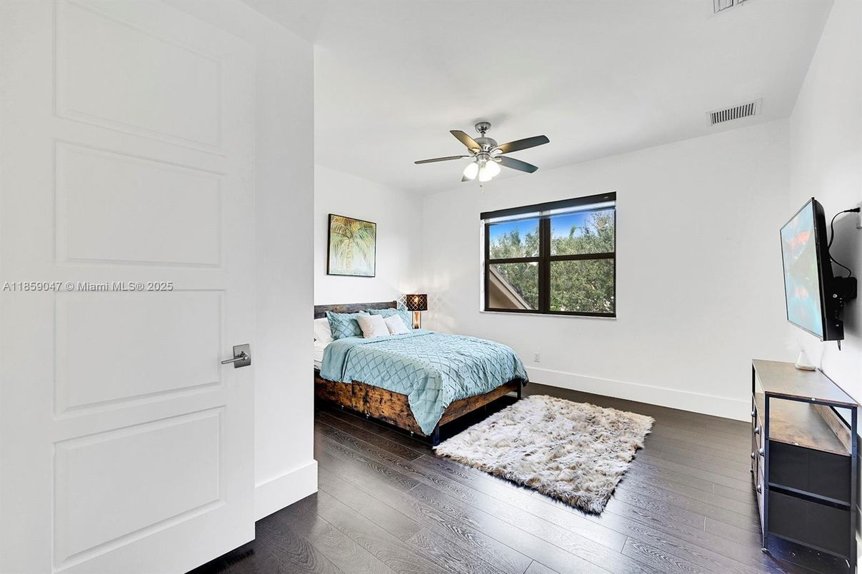 Bedroom, Interior, Wood Texture Flooring
