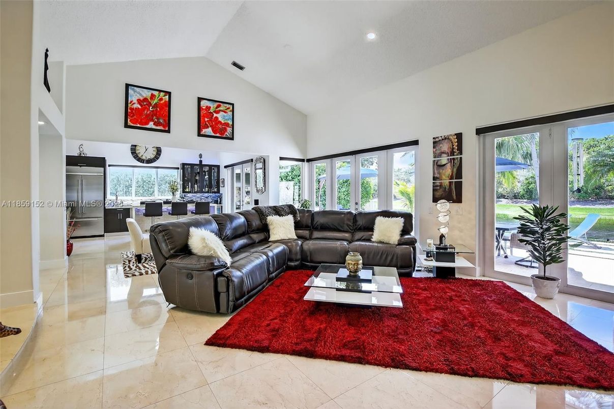 Interior, Living room, Recessed Lighting