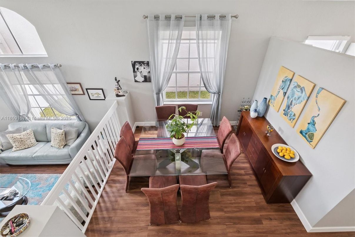 Dining room, Interior, Wood Texture Flooring