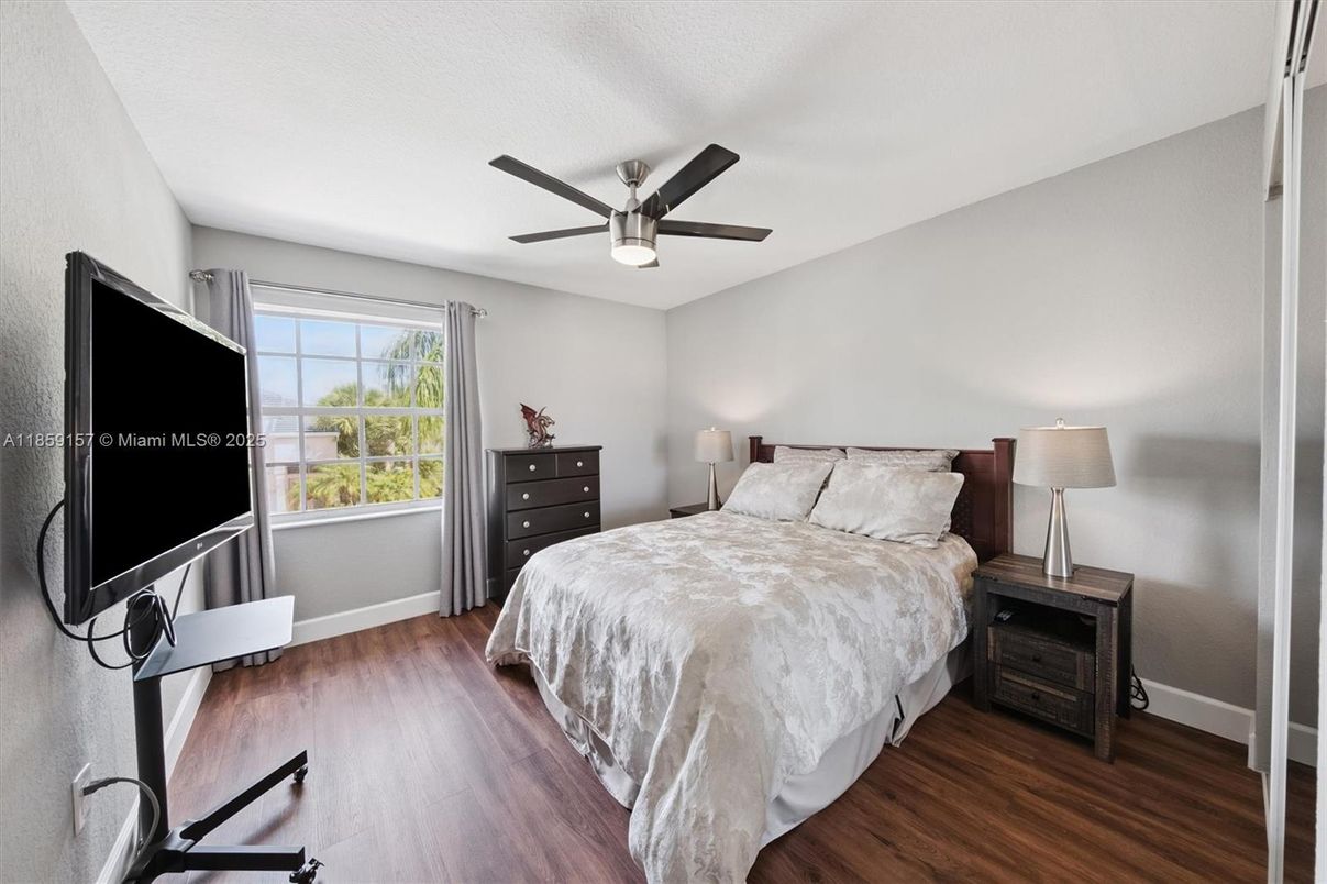 Bedroom, Interior, Wood Texture Flooring