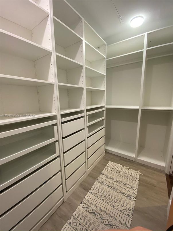 Interior, Recessed Lighting, Walk-in Closets, Wood Texture Flooring