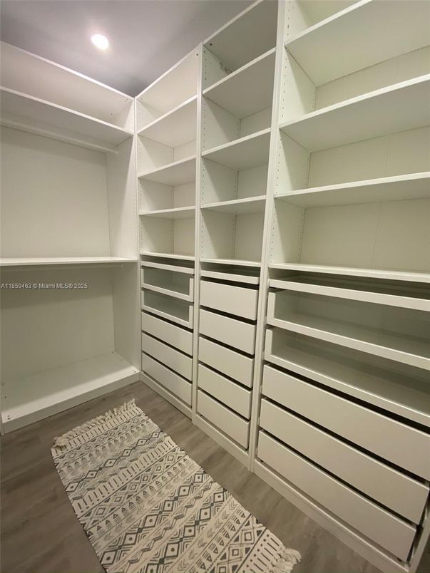 Interior, Recessed Lighting, Walk-in Closets, Wood Texture Flooring