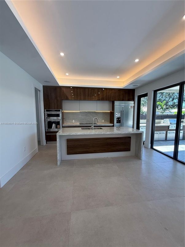 Interior, Kitchen, Recessed Lighting, Stainless Steel Appliances
