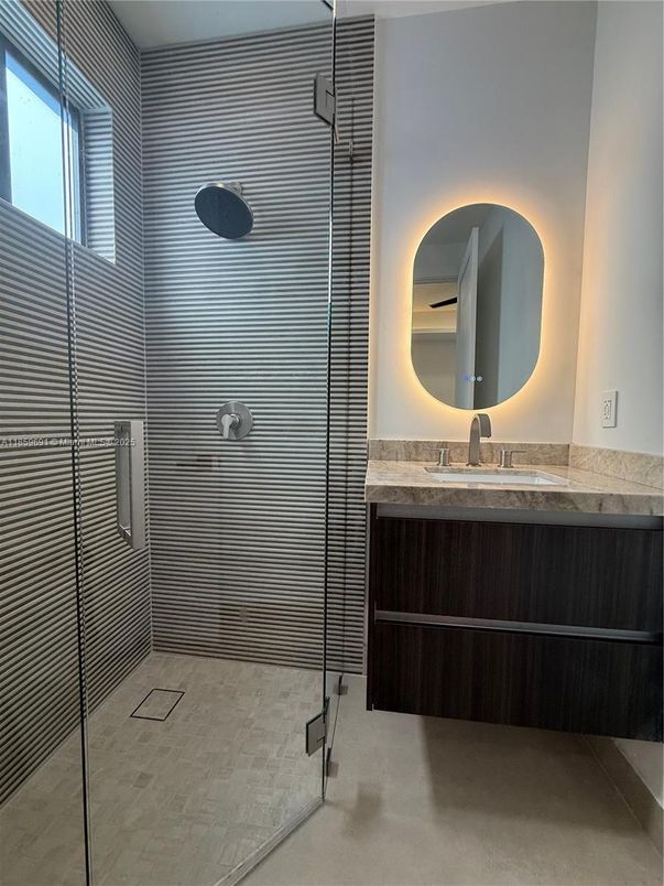 Bathroom, Glass Shower, Interior