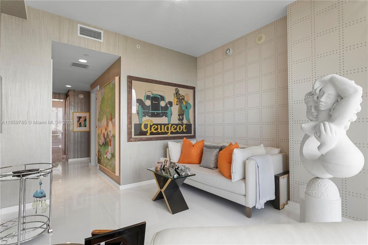 Interior, Living room, Recessed Lighting