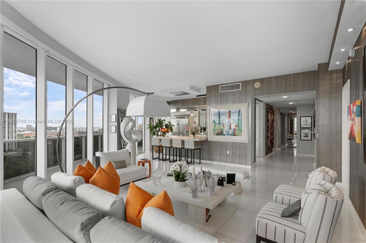 Interior, Living room, Recessed Lighting