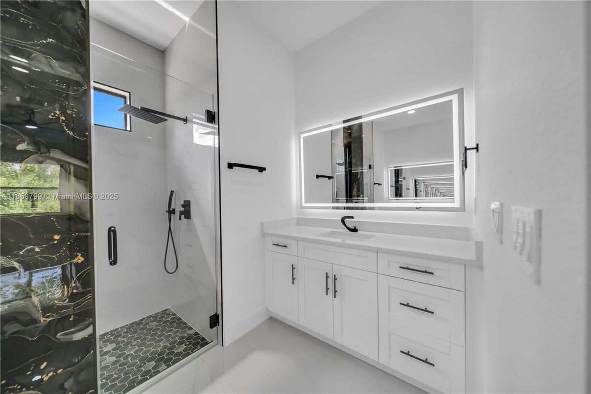 Bathroom, Glass Shower, Interior