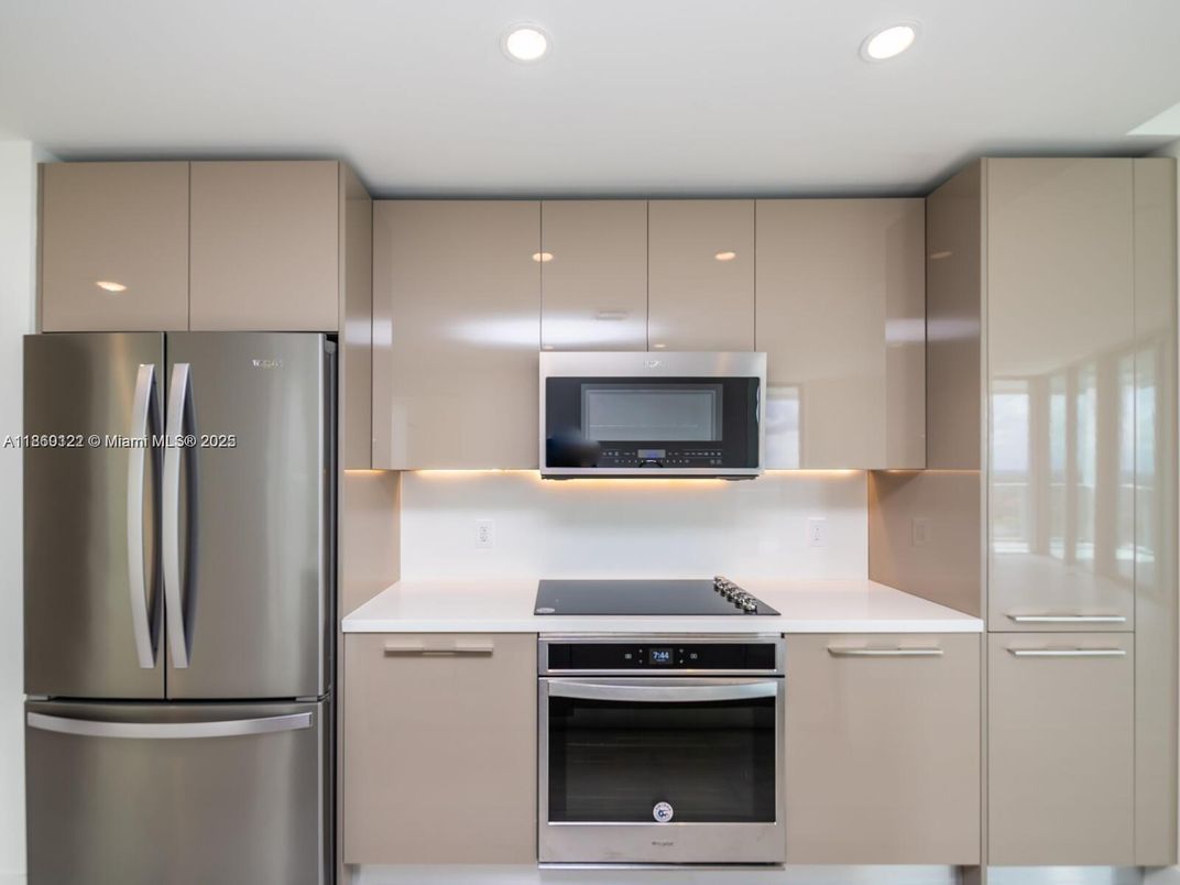 Interior, Kitchen, Recessed Lighting, Stainless Steel Appliances