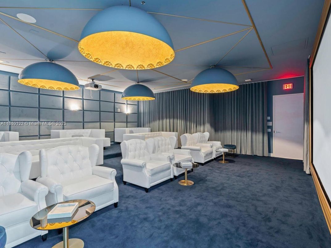 Interior, Projection Screen, Theatre Room