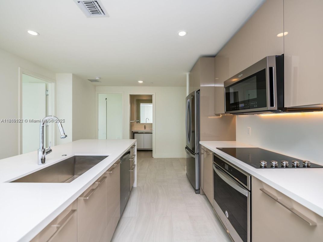 Interior, Kitchen, Recessed Lighting, Stainless Steel Appliances