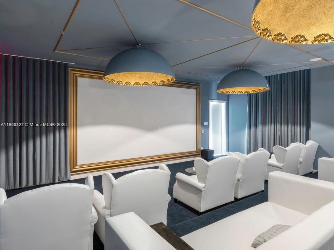 Interior, Projection Screen, Theatre Room