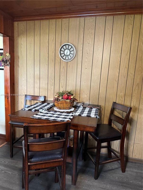 Dining room, Interior, Wooden Walls